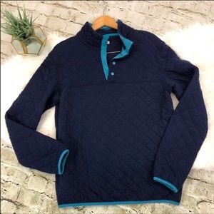 Navy TARGET MERONA quilted sweatshirt